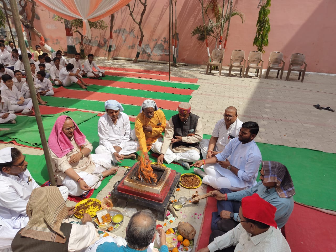 Basant Panchami students